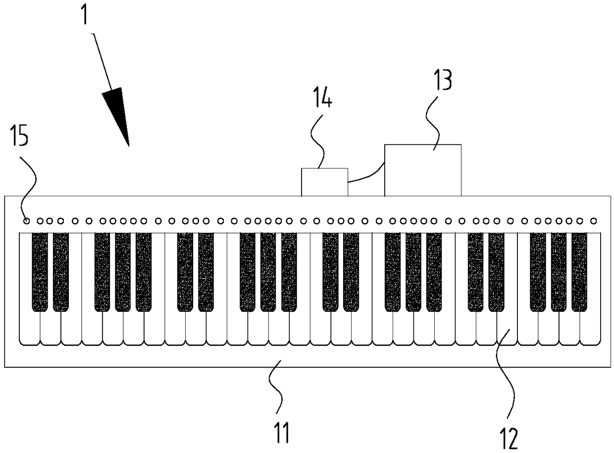 Electronic piano teaching method