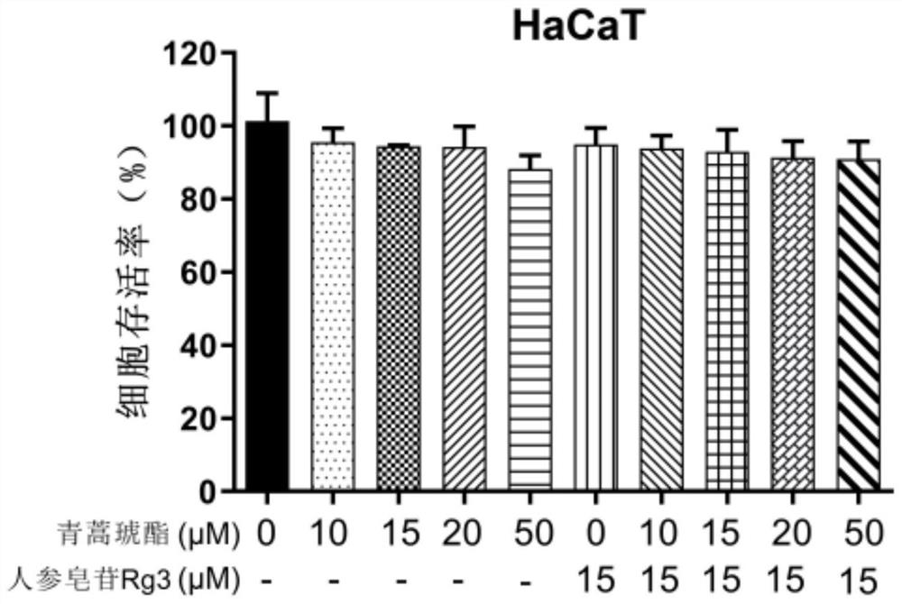 New application of artesunate and composition containing artesunate