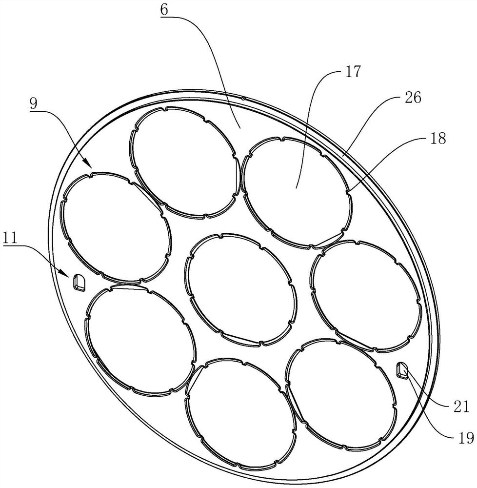 Disc clamping device and using method thereof