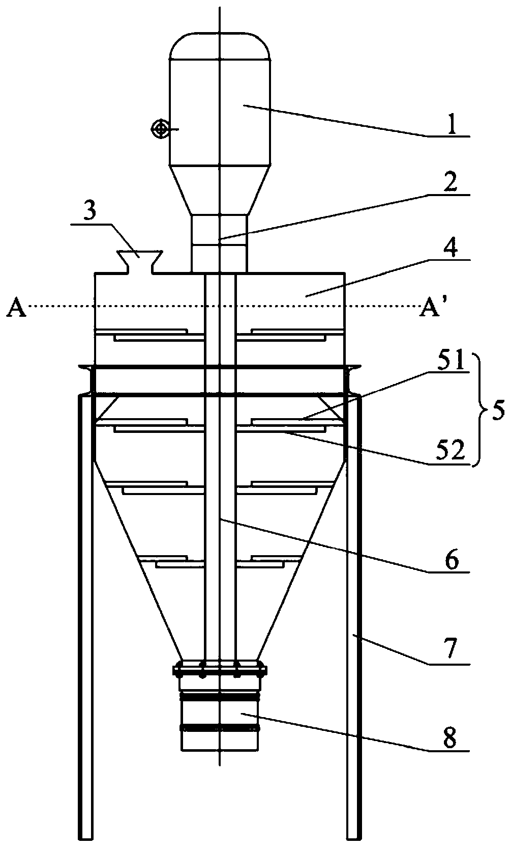 A cement cracking device and concrete production system