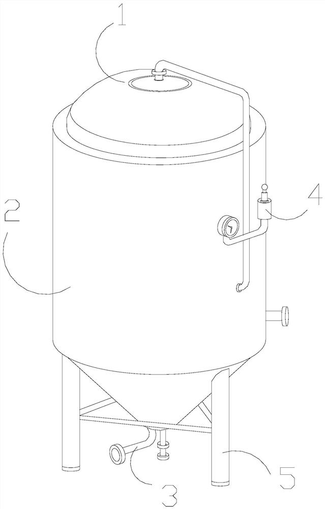 Wet anaerobic fermentation equipment