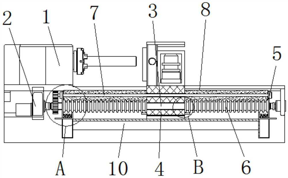 Polishing device for numerical control part machining and using method