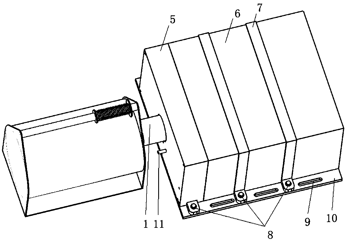 Collimator device capable of automatically adjusting gamma ray flux and measuring system