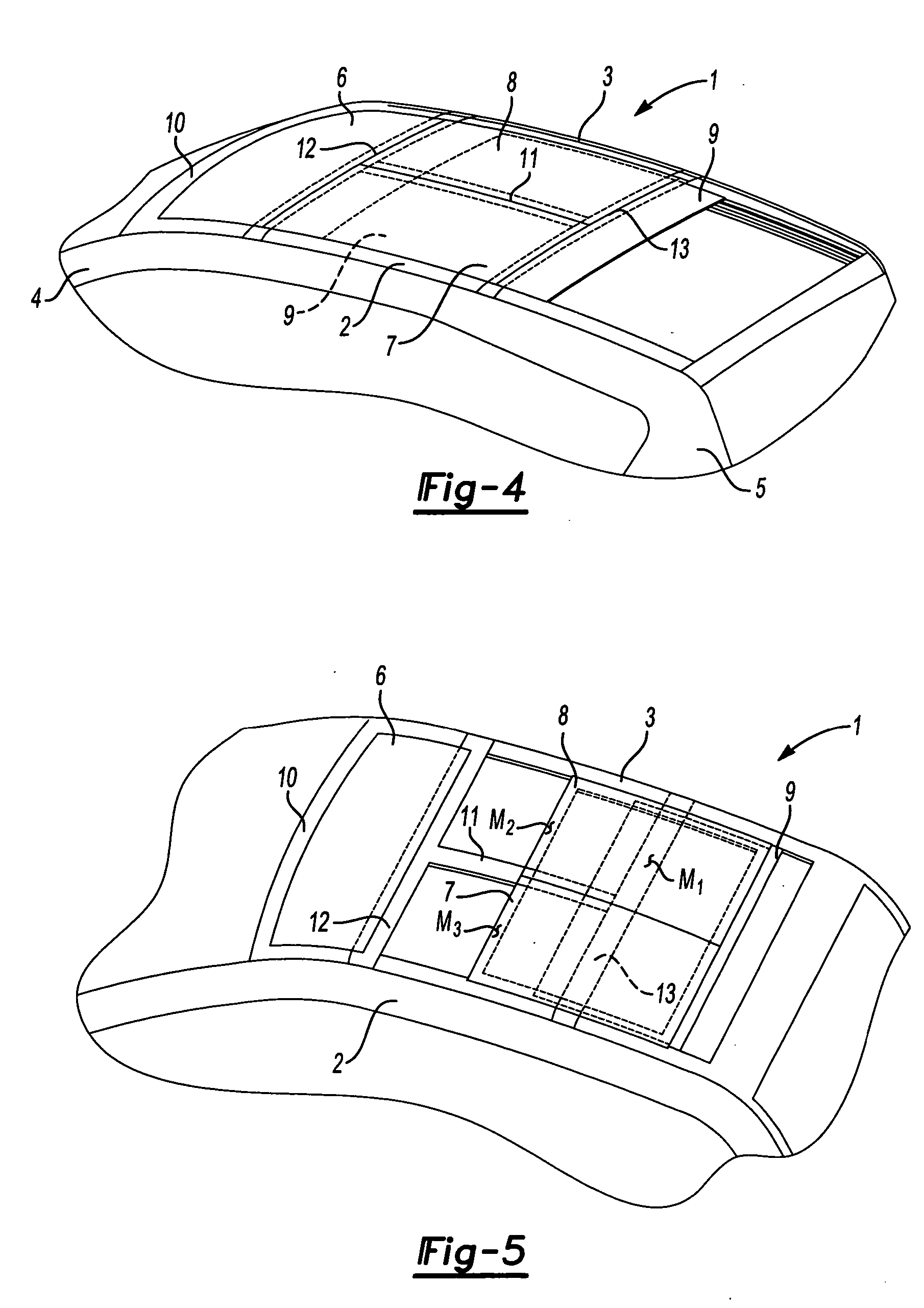 Motor vehicle with at least two movable parts