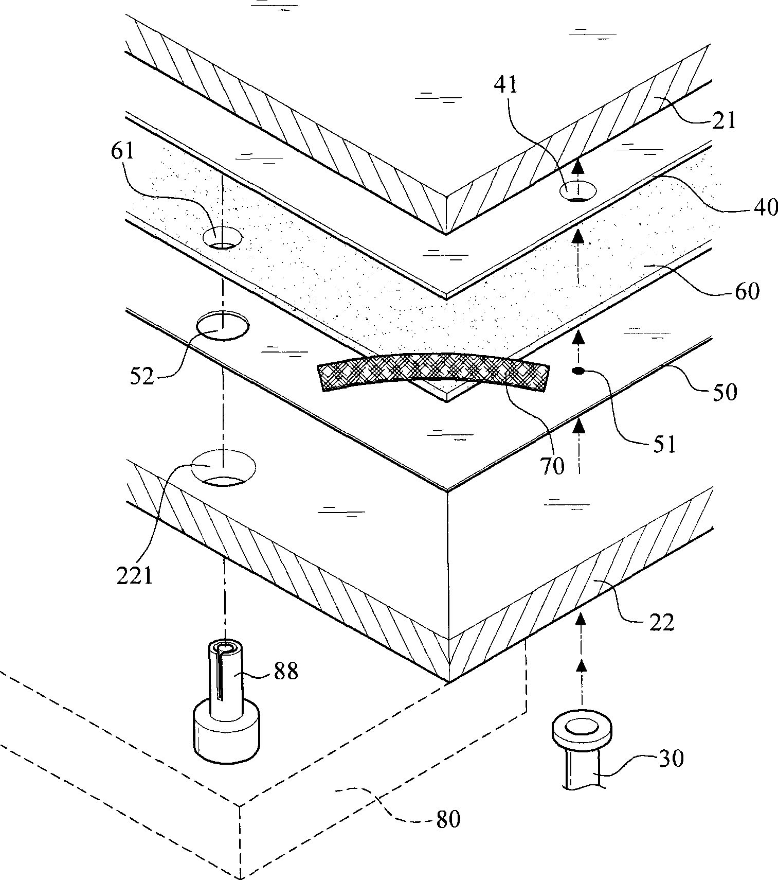 Double-faced exposure architecture and double-faced exposure method of printed circuit board