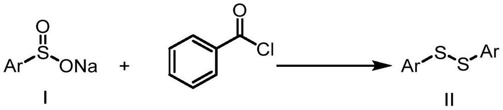 Method for synthesizing disulfide compound through concerted catalysis of visible light and titanocene complex