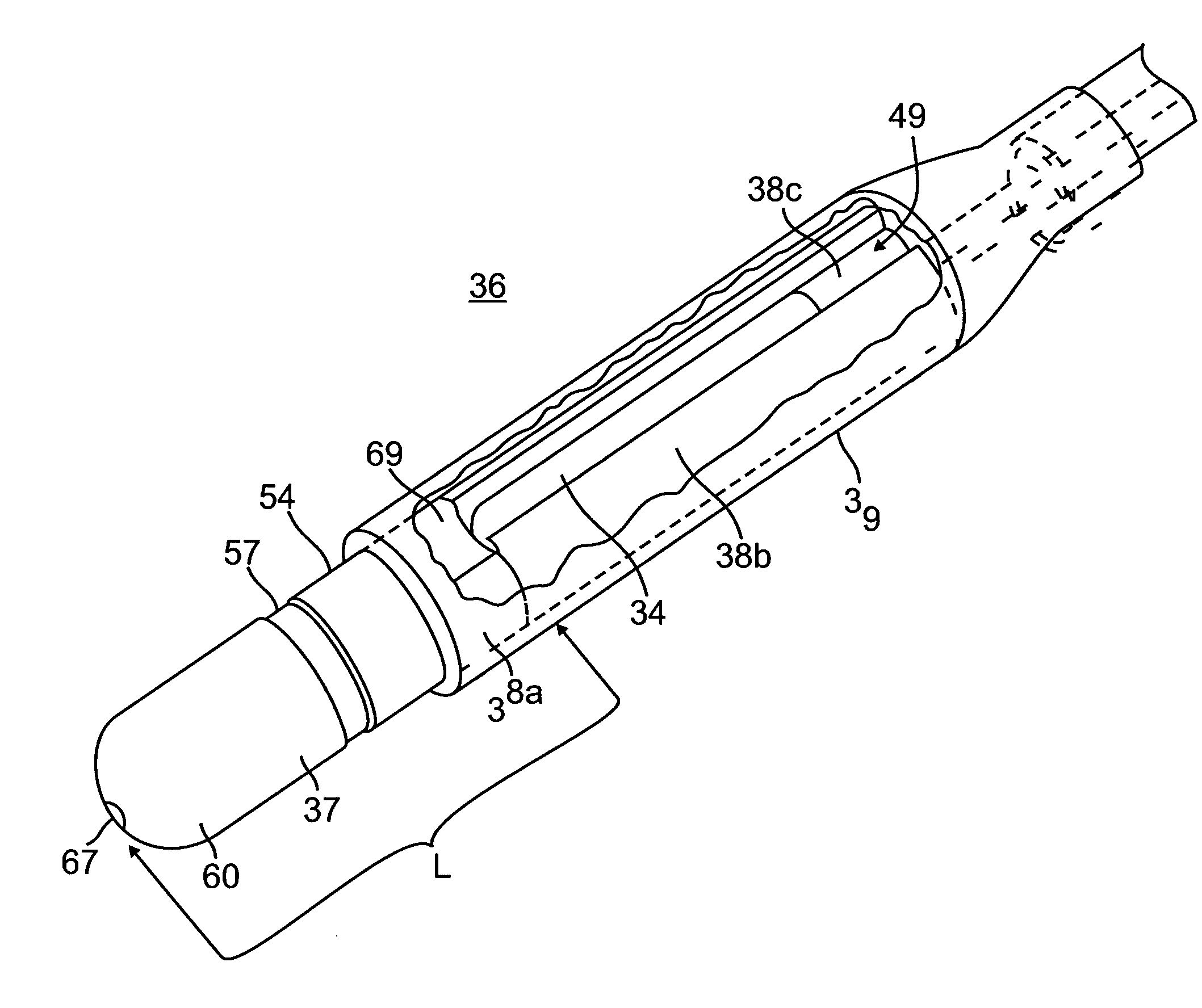 Magnetically guided catheter with concentric needle port