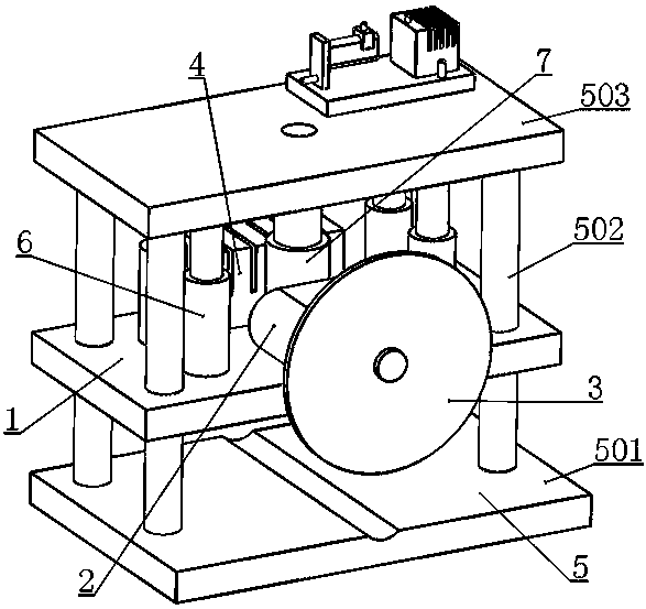 PVC plastic pipe fitting cutting device convenient to move