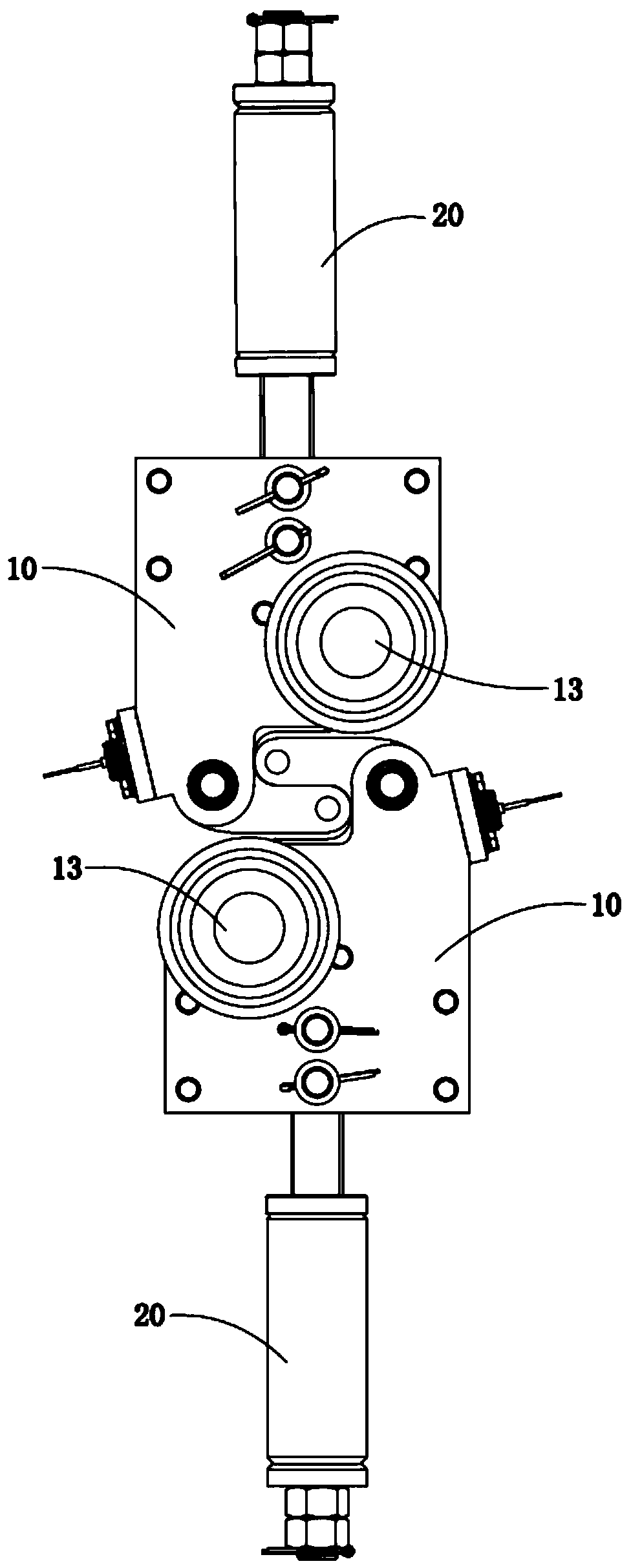 Elevator clutch device