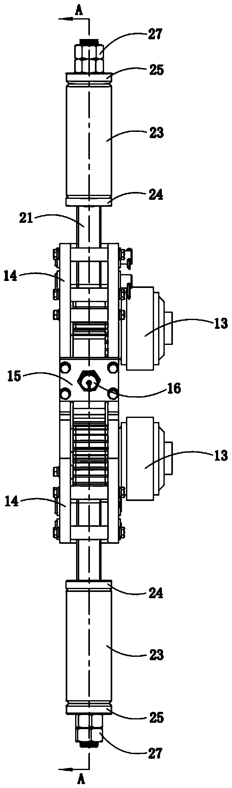 Elevator clutch device