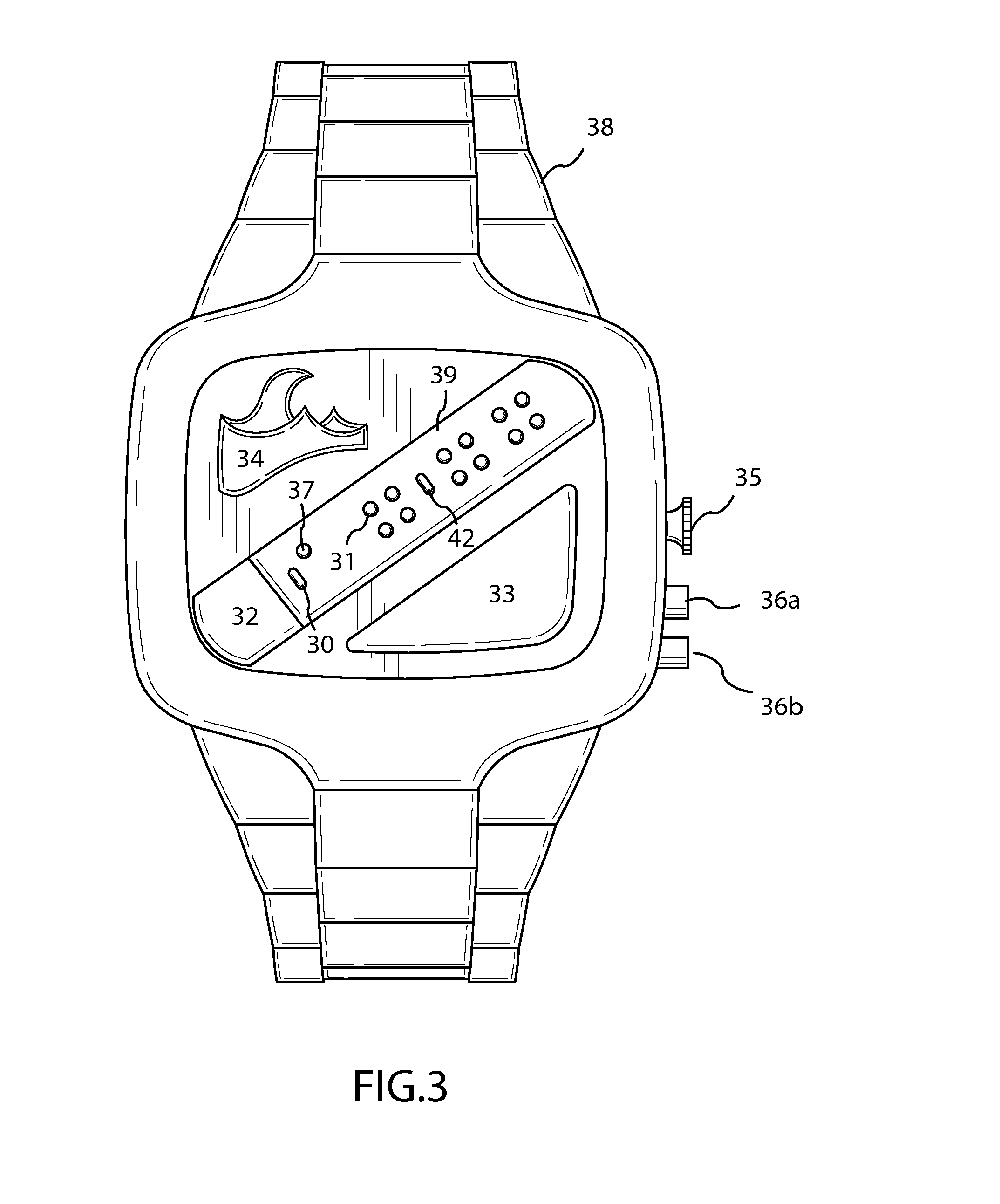 Active braille timepiece & related methods