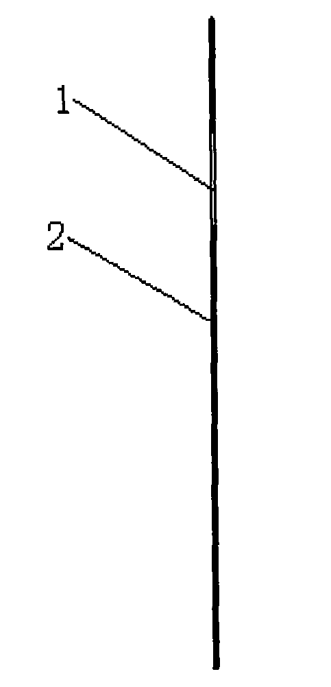 Needle and acupuncture needle containing nanometer material and preparation method thereof