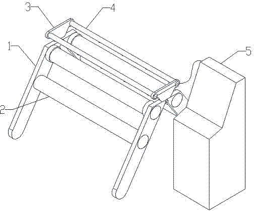 Height-adjustable cloth inspection device