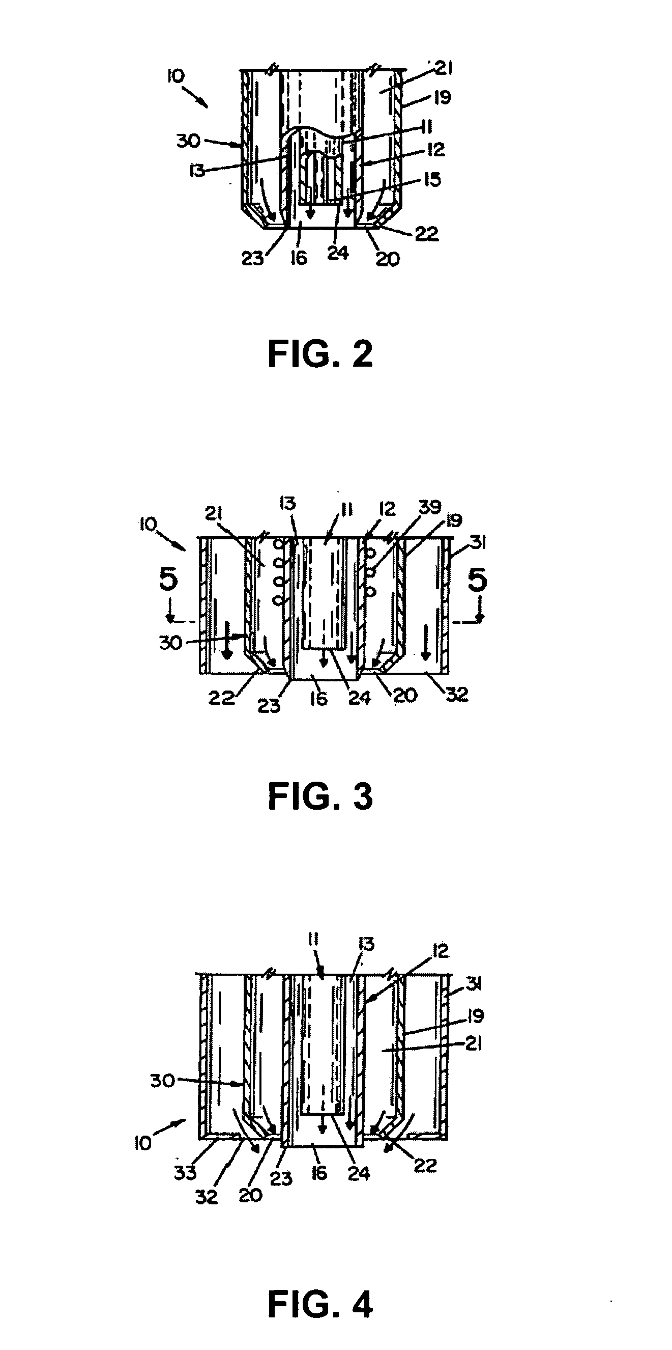 Method and apparatus for removal of water and/or water-based compounds from organic liquids or vice-versa