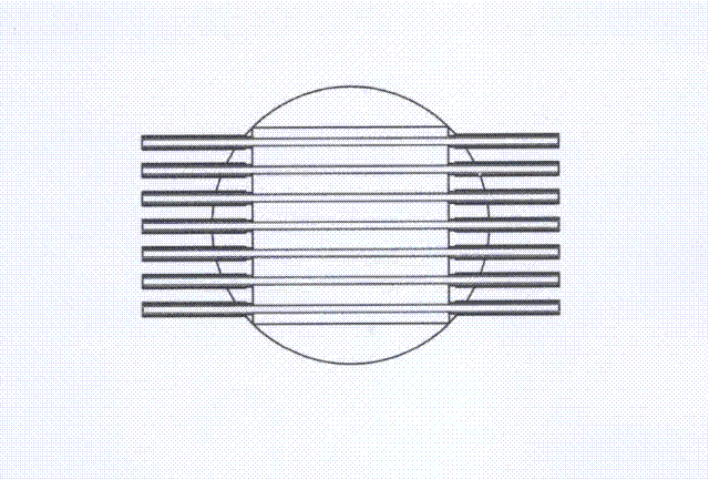 Ultraviolet fluid processor with double-layer cavity wall structure