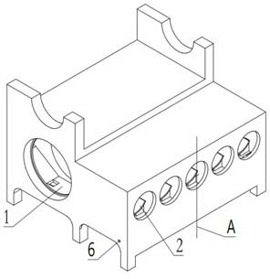 Rack structure capable of saving lubricating oil for reciprocating pump