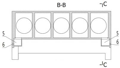 Rack structure capable of saving lubricating oil for reciprocating pump