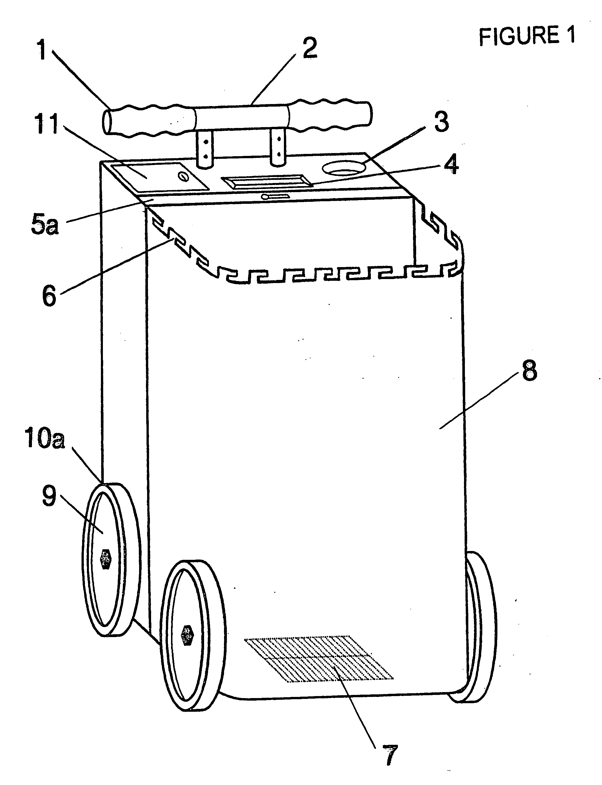 Compactable Utility Laundry Pushcart