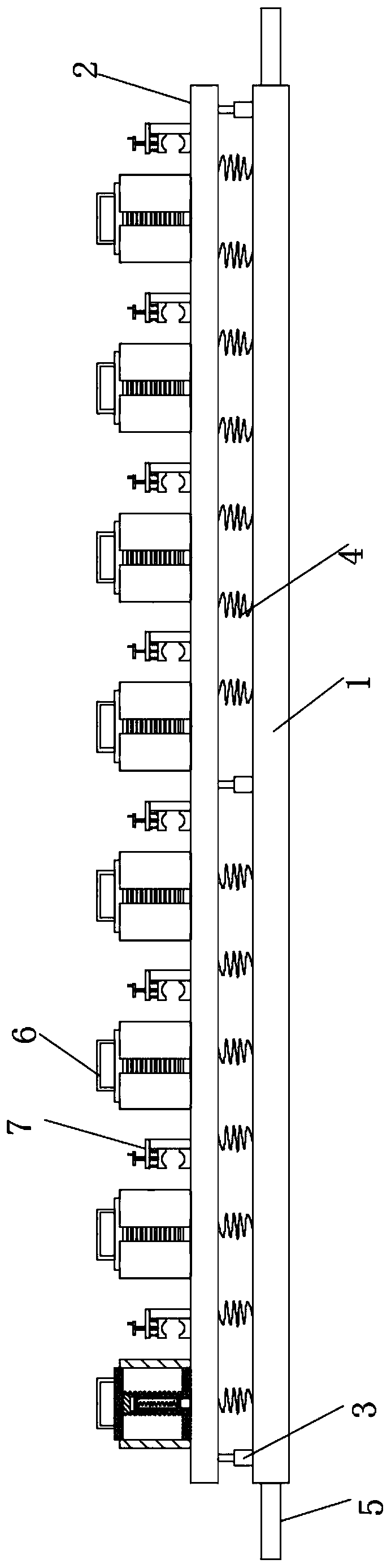 Power distribution cabinet wire arrangement device convenient to maintain