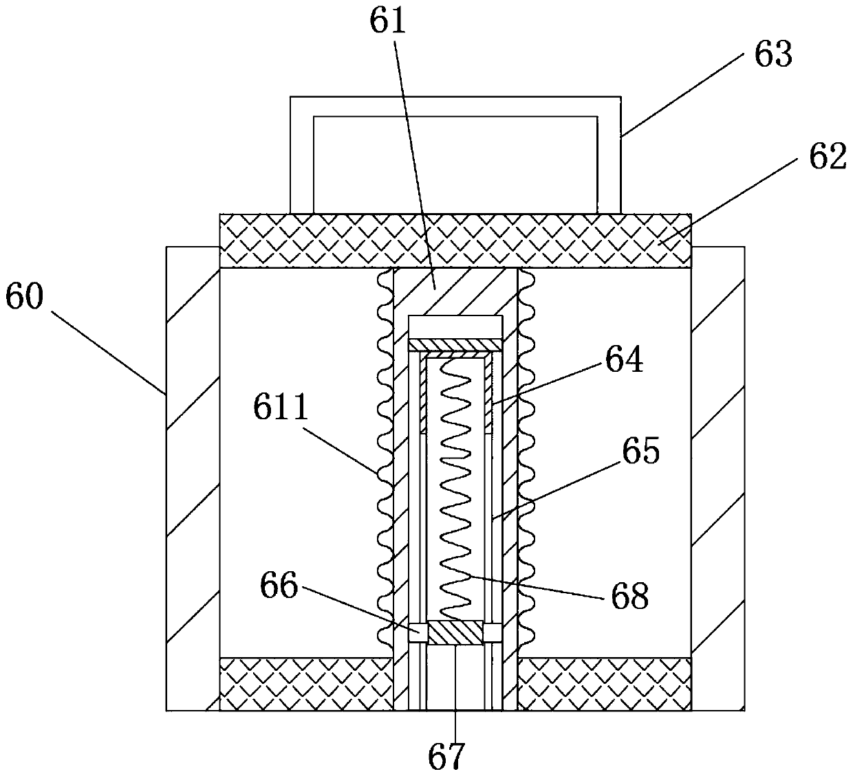 Power distribution cabinet wire arrangement device convenient to maintain