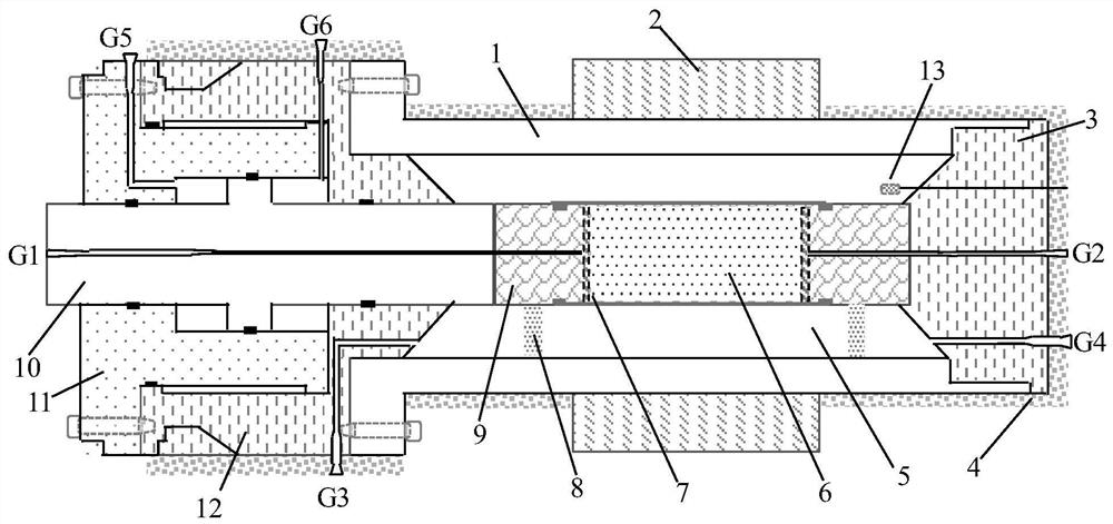 A device and method for analyzing the mechanical properties of hydrate sediments based on low-field NMR