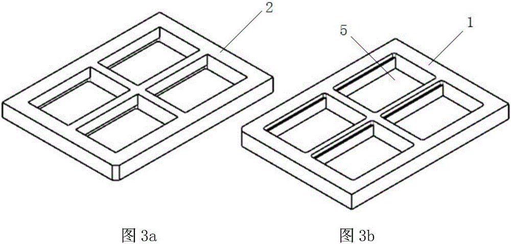 Glass heating graphite mold and production method thereof
