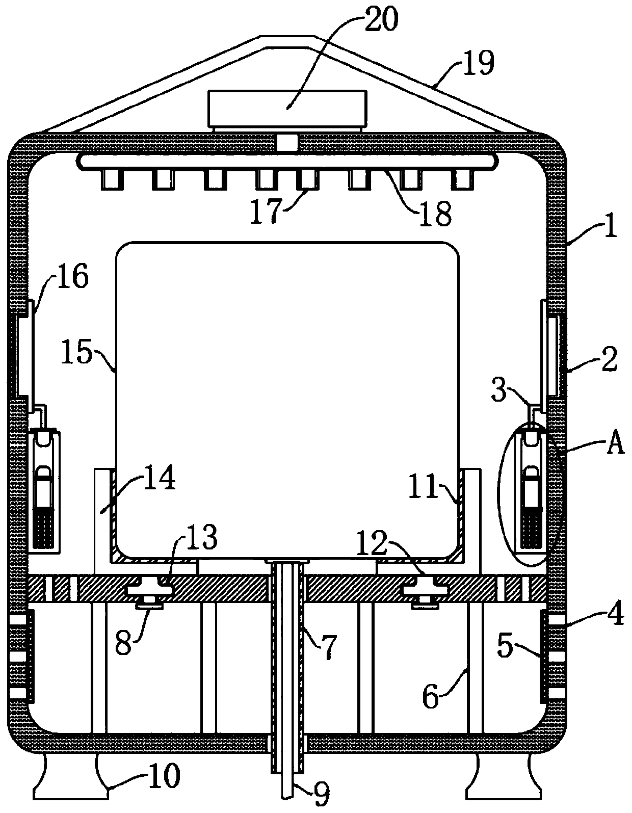 Novel anti-creeping switch cabinet