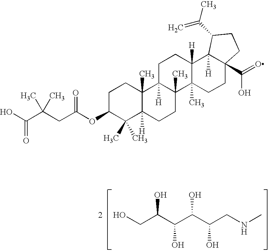 Pharmaceutical salts of 3-O-(3',3'-dimethylsuccinyl) betulinic acid