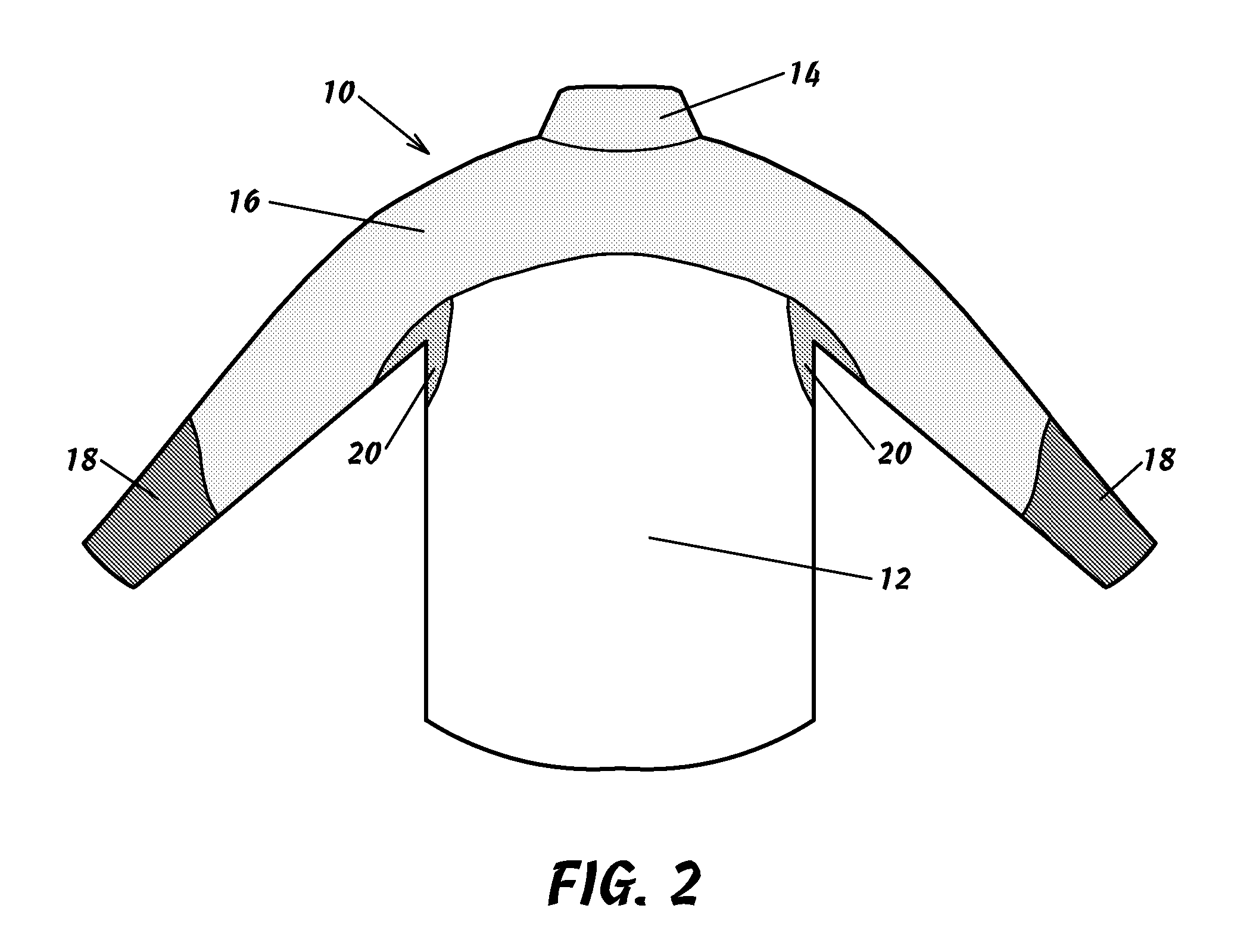 Garment with hydrophobic forearms
