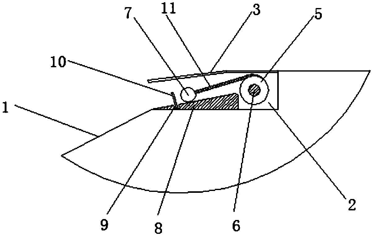 Automobile windscreen protecting device