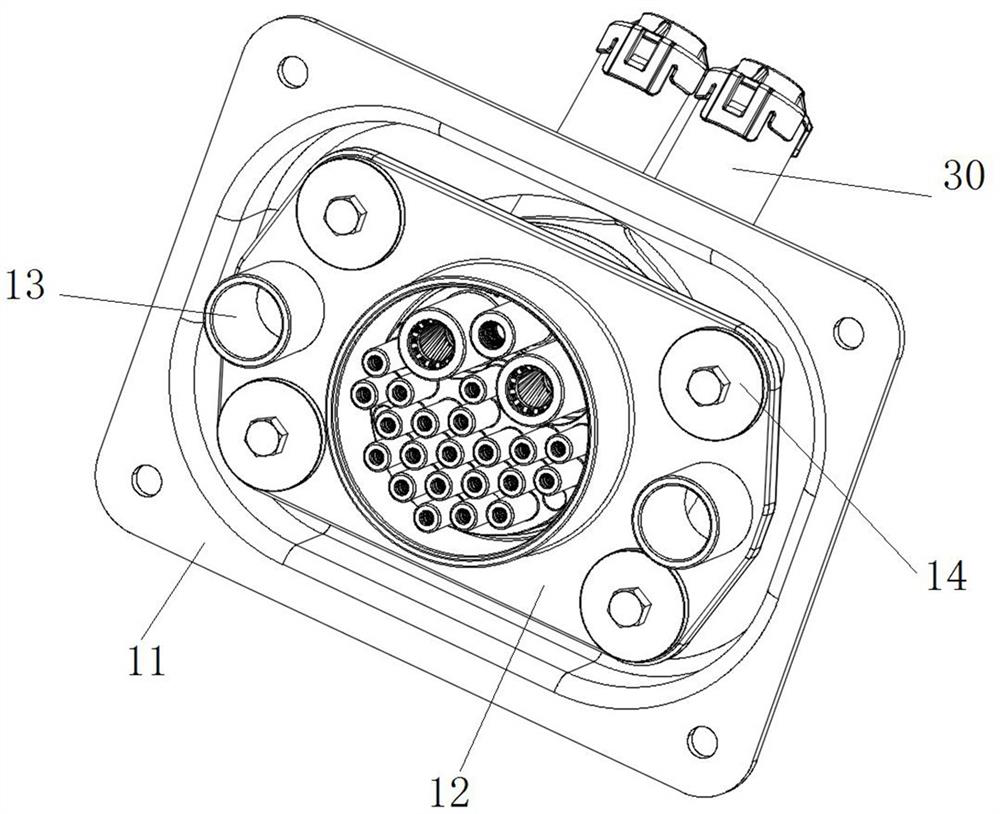 A connector and ferrule assembly thereof