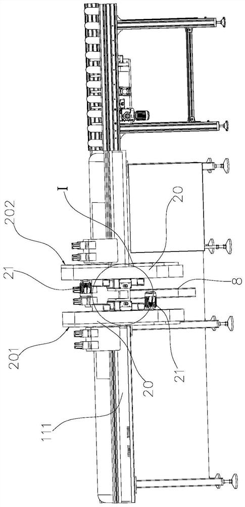 A double-sided deburring equipment for film-coated thin plates