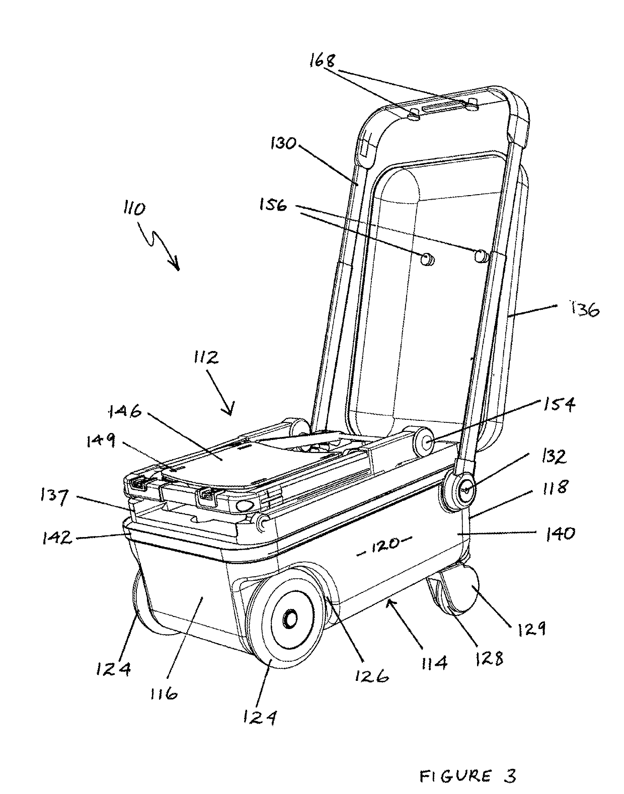 Combination luggage and child carrier