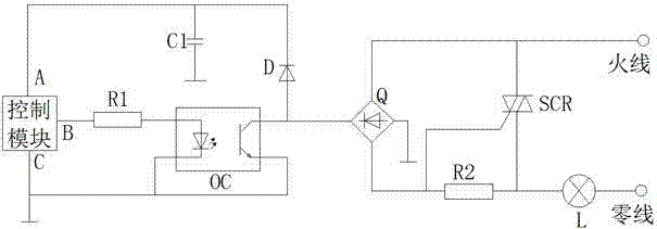 Single-live-wire switch