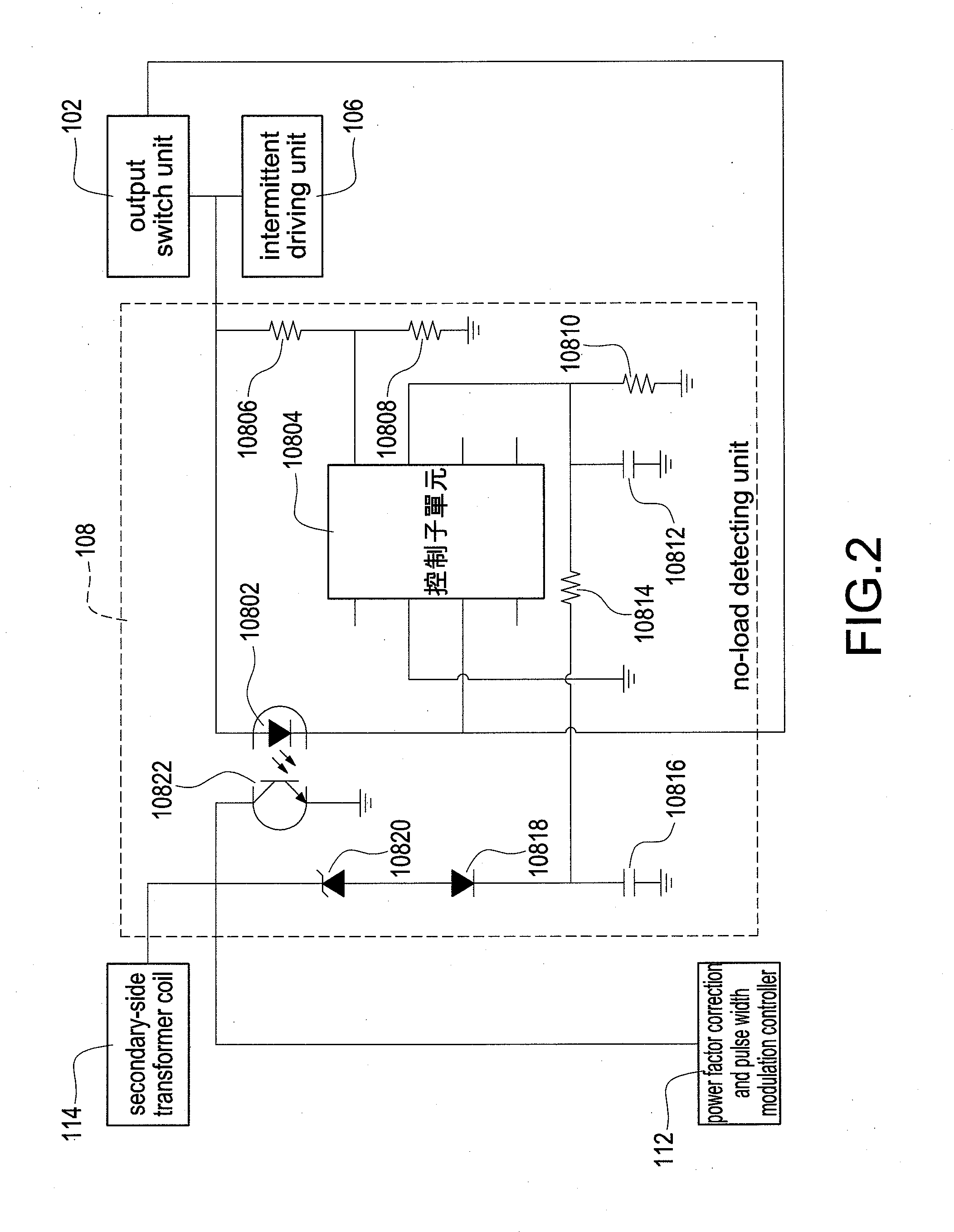 Power supply apparatus with low standby power consumption