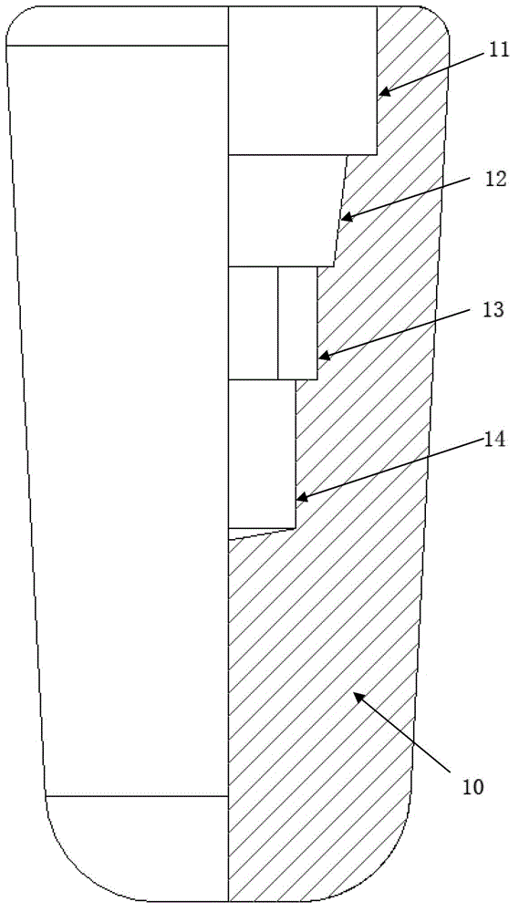 Connecting and sealing structure of oral implant-base