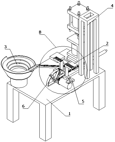 Automatic expansion breakage and feeding and discharging equipment for crank connecting rods