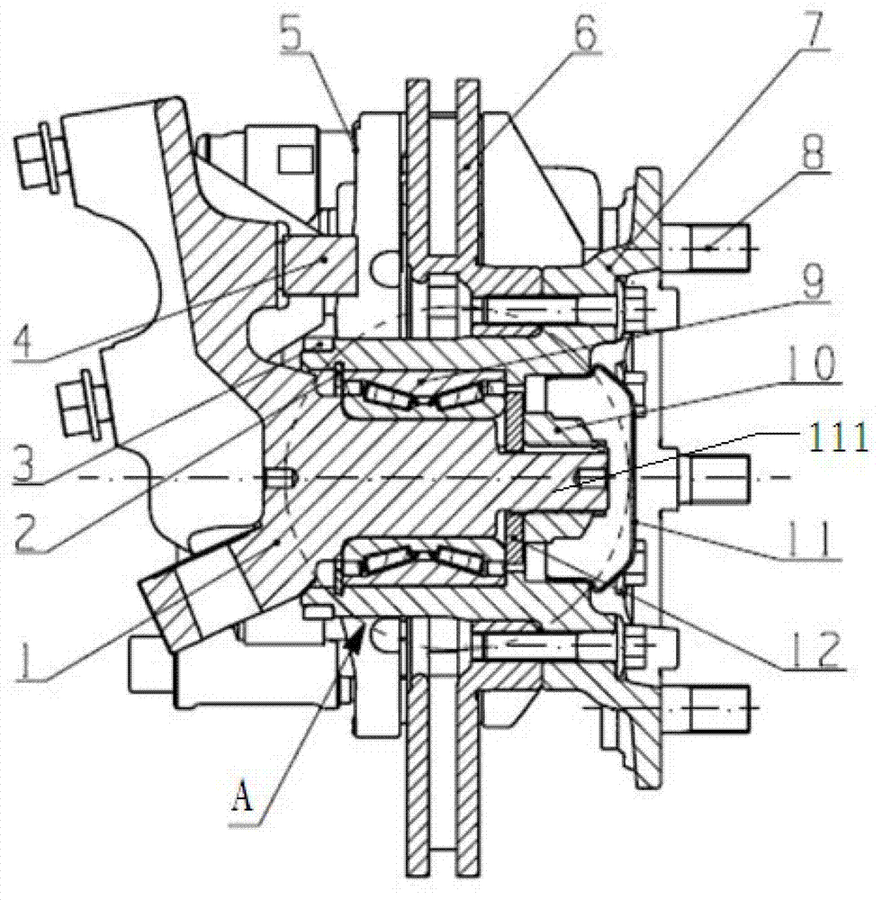 Vehicle wheel hub assembly