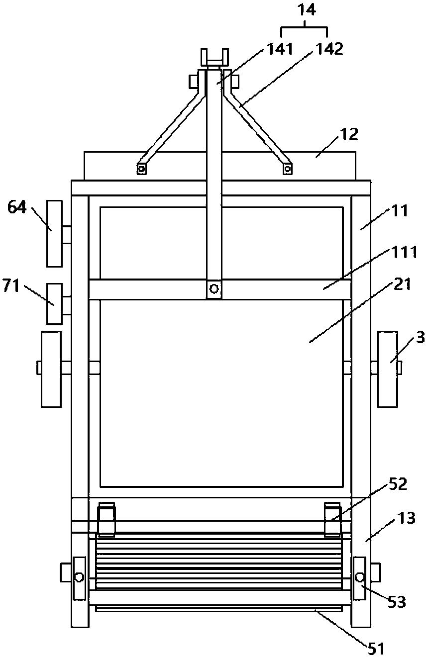 Straw smashing and returning device