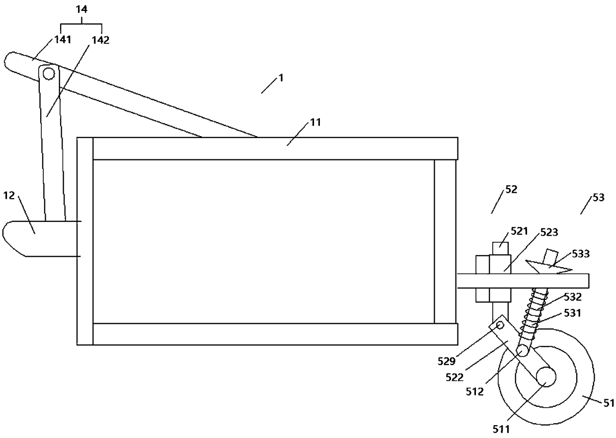 Straw smashing and returning device