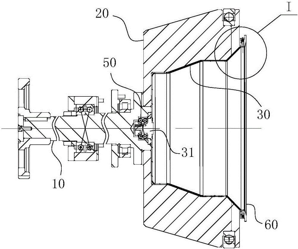 Anti-touch device used for head radiation therapeutic equipment