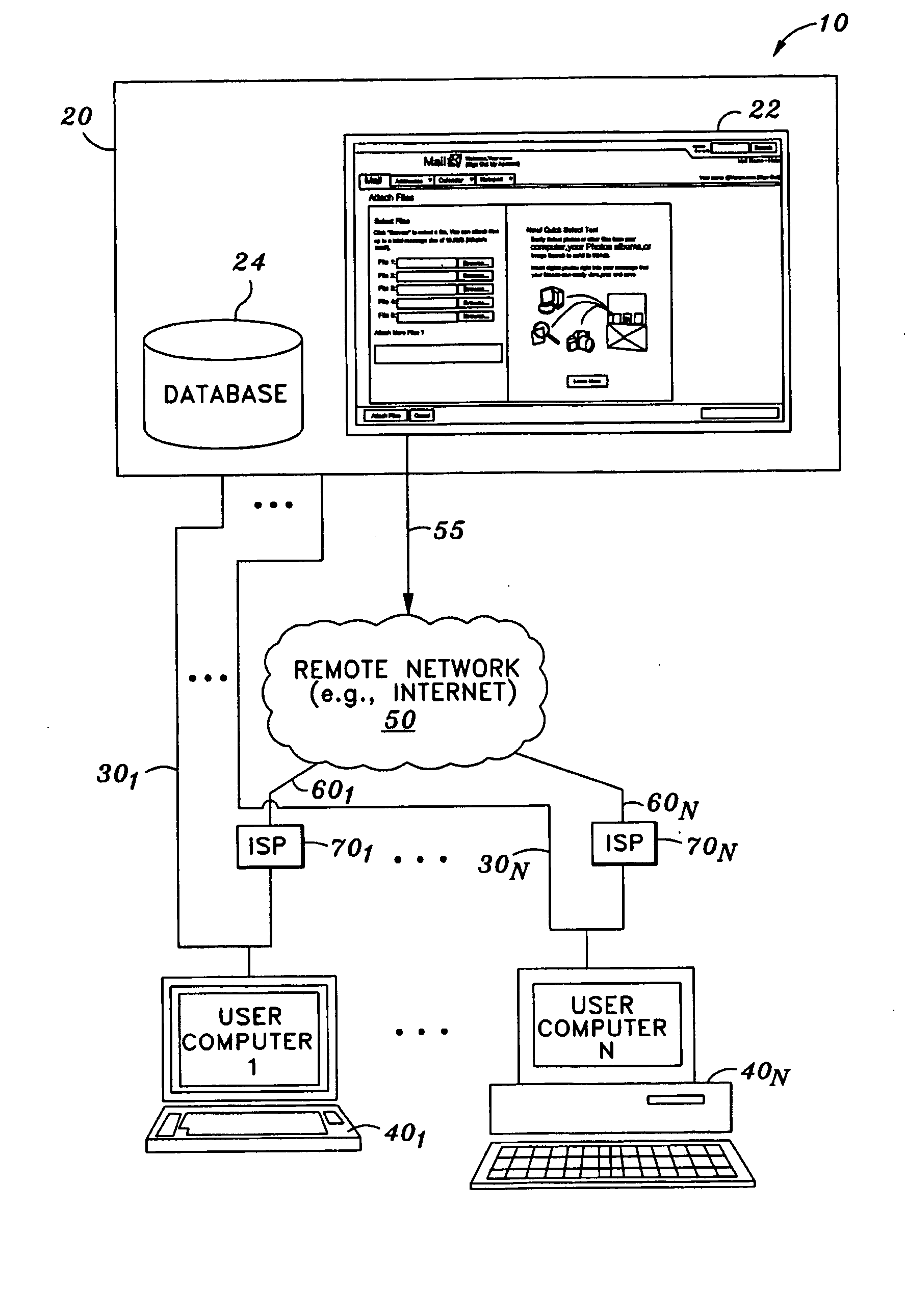 System and method for uploading files