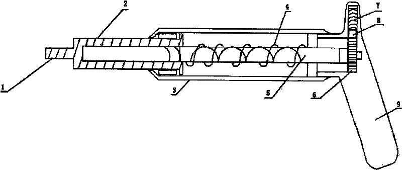 Marrow cavity puncture driving device