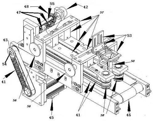 A piston pin marking production line