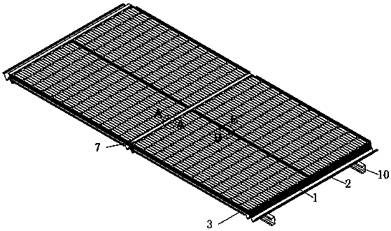 Integrated roof power generation system of building