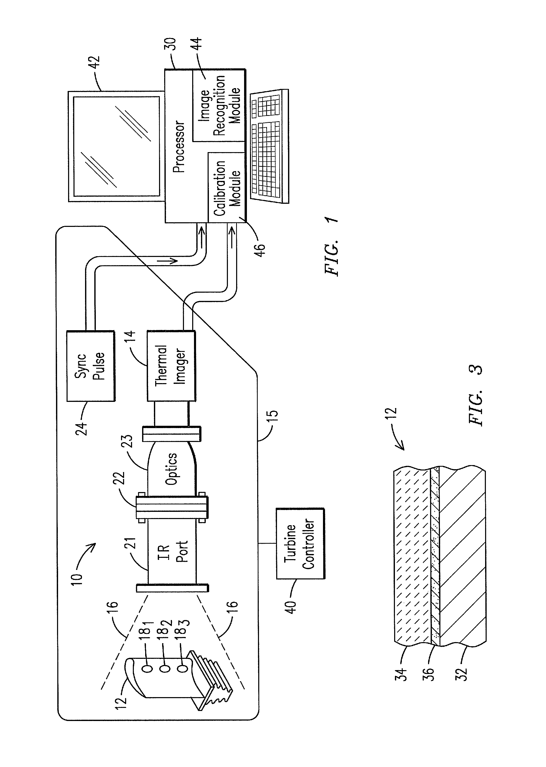 Apparatus and method for temperature mapping a turbine component in a high temperature combustion environment