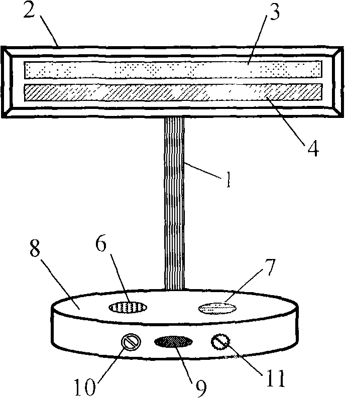 Electricity-saving health desk lamp and automatic light modulating method thereof