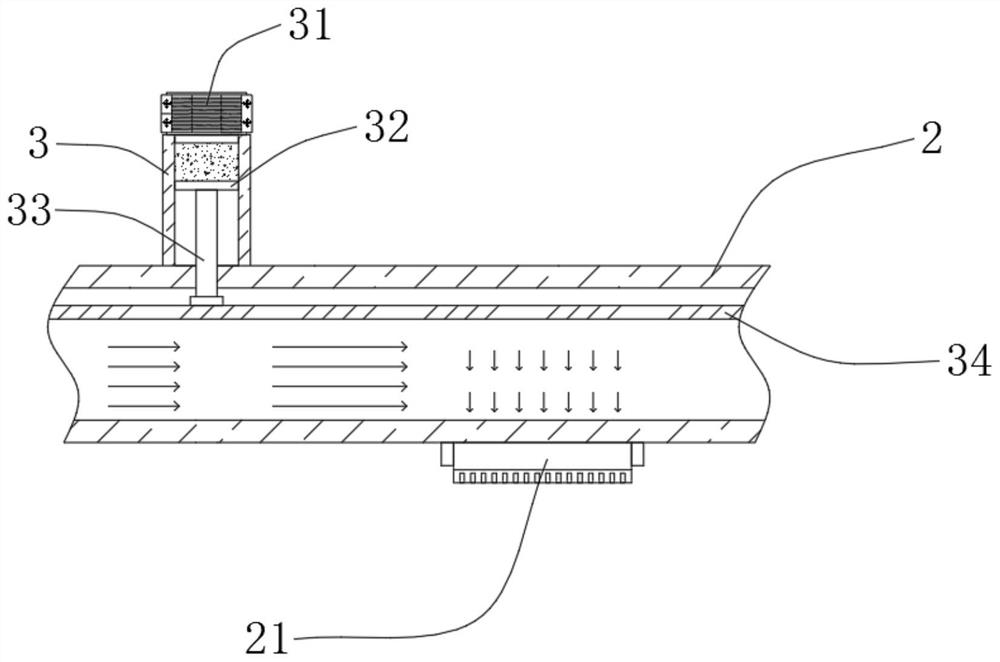 Chip packaging drying device with temperature balancing function