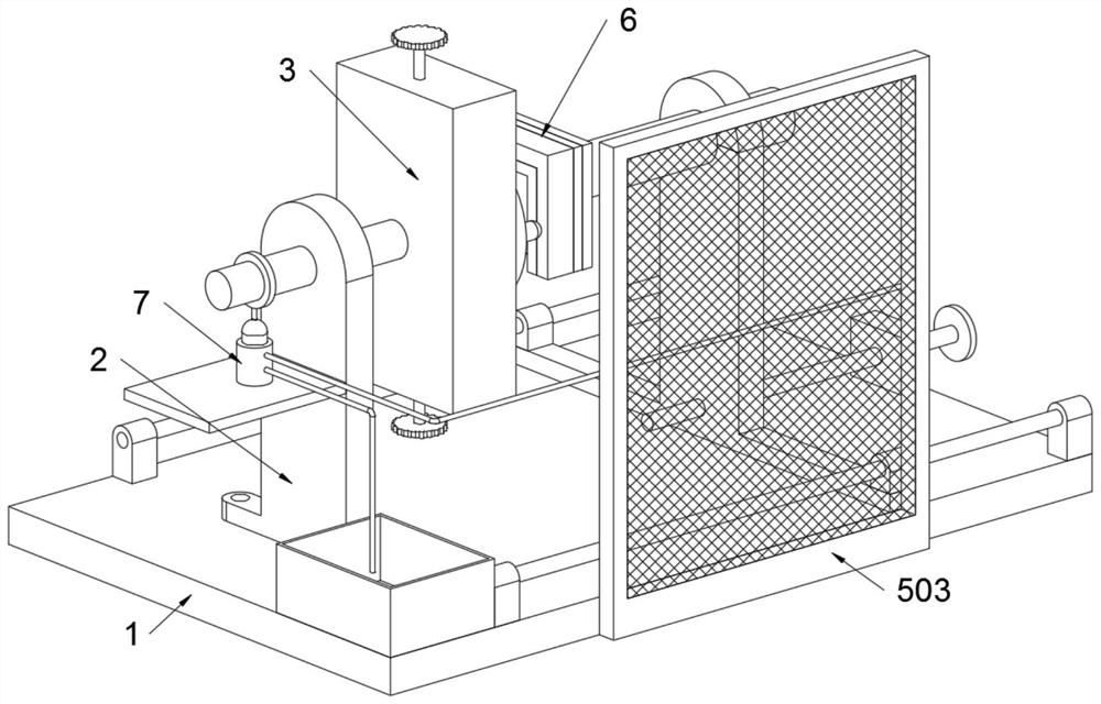 Transmission shaft flange grinding device for machining mechanical parts