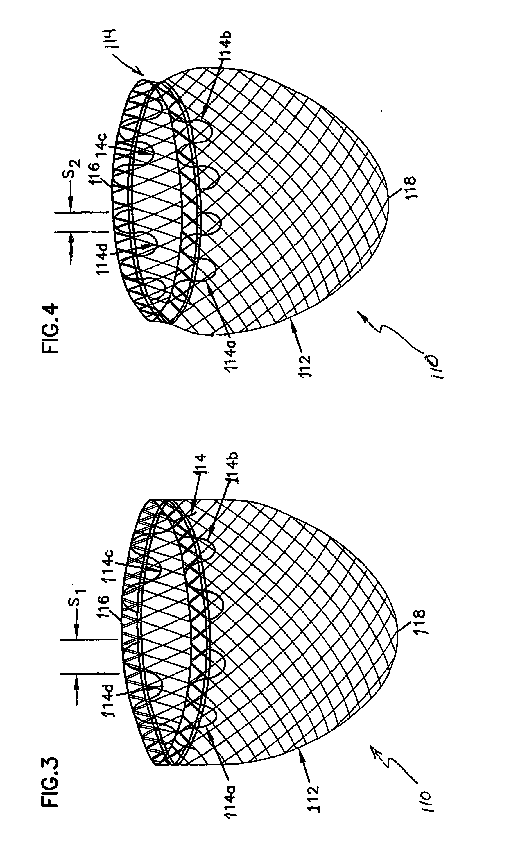 Self-adjusting securing structure for a cardiac support device